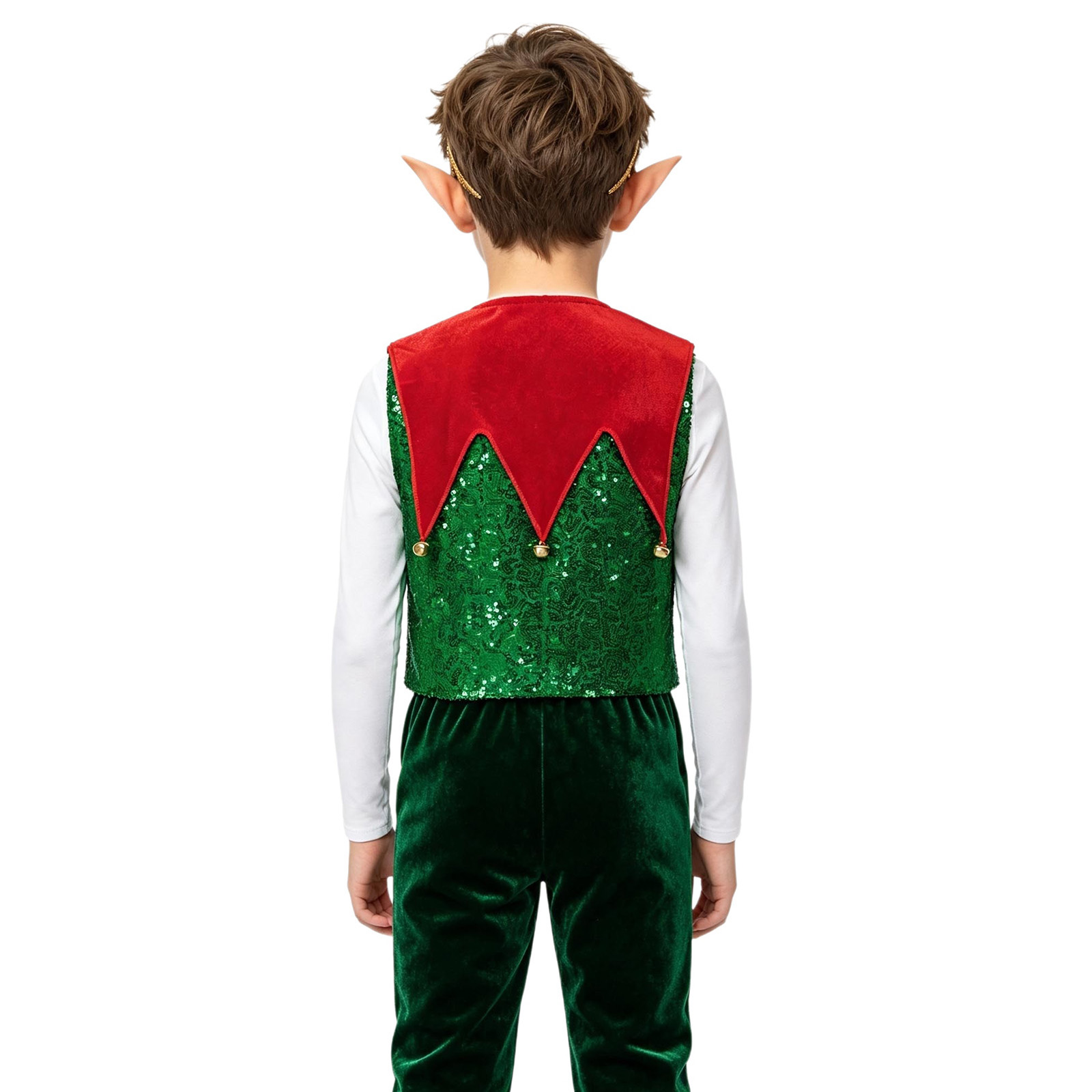 Unisex Kids Christmas Elf Wais - Elf Costume Christmas ulasan dan harga