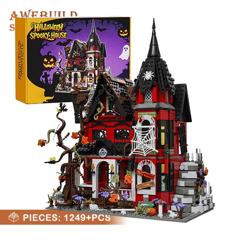 1249Pcs Haunted House Bricks 3 - Lego Set Creator ulasan dan harga