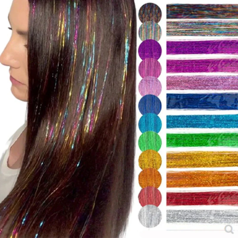 93cm Sparkle Hair Tinsel Rainb - Tinsel Garland Decoration ulasan dan harga