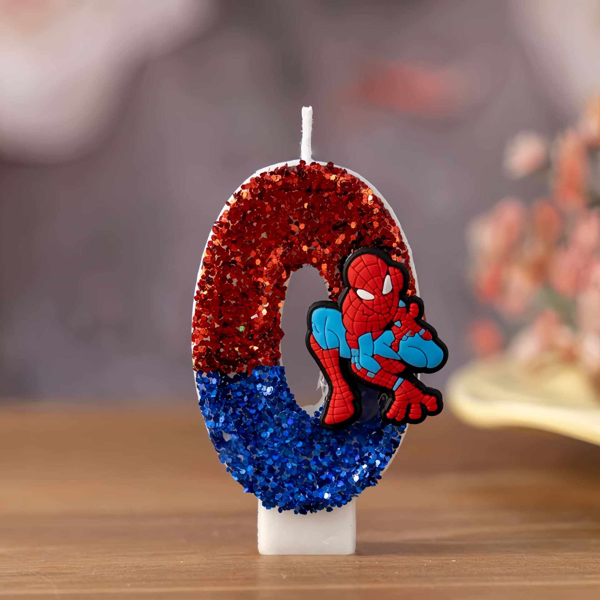 0-9 Superhero SpiderMan Fun Fi - Holiday Candle Set ulasan dan harga