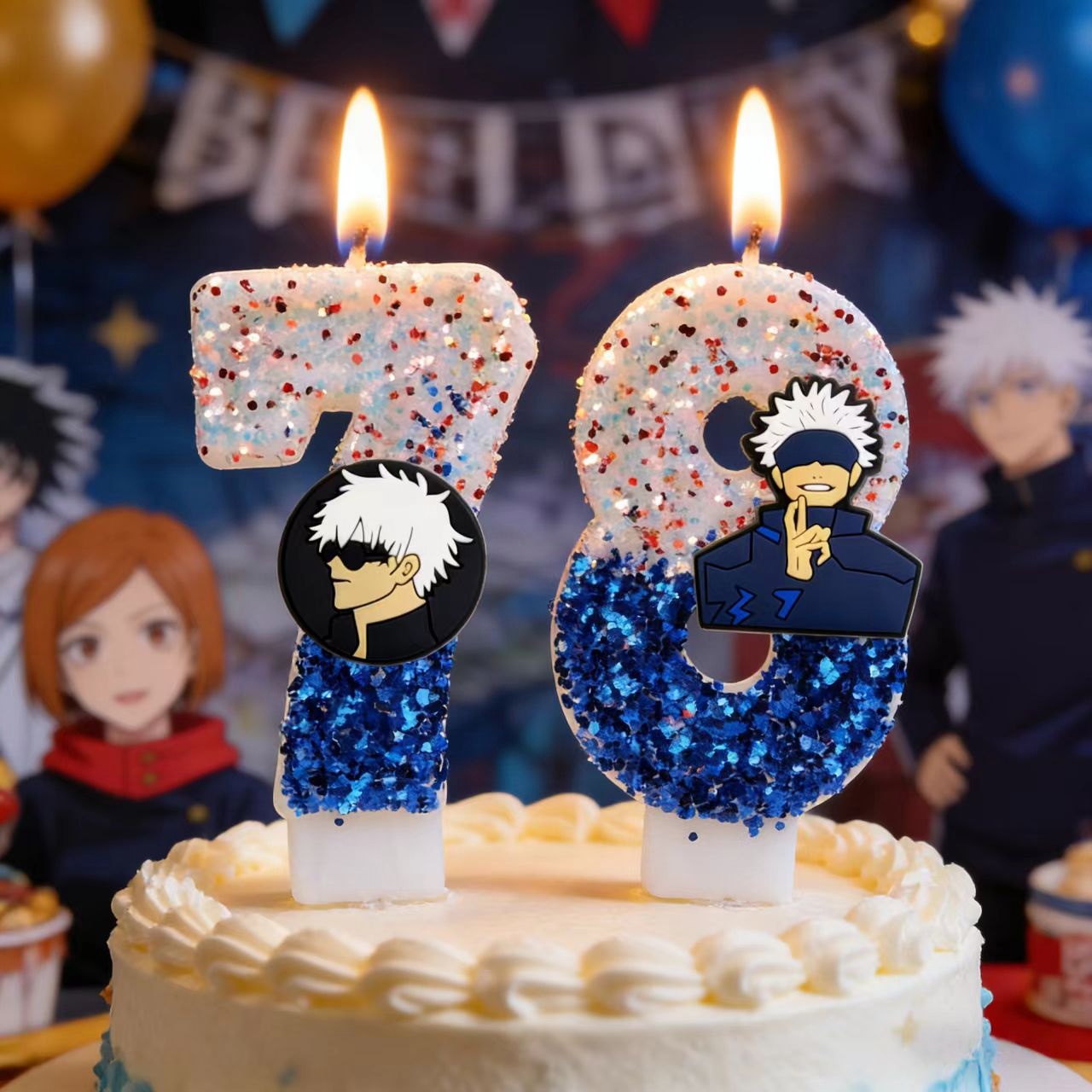 Anime Jujutsu Kaisen Birthday  - Holiday Candle Set ulasan dan harga