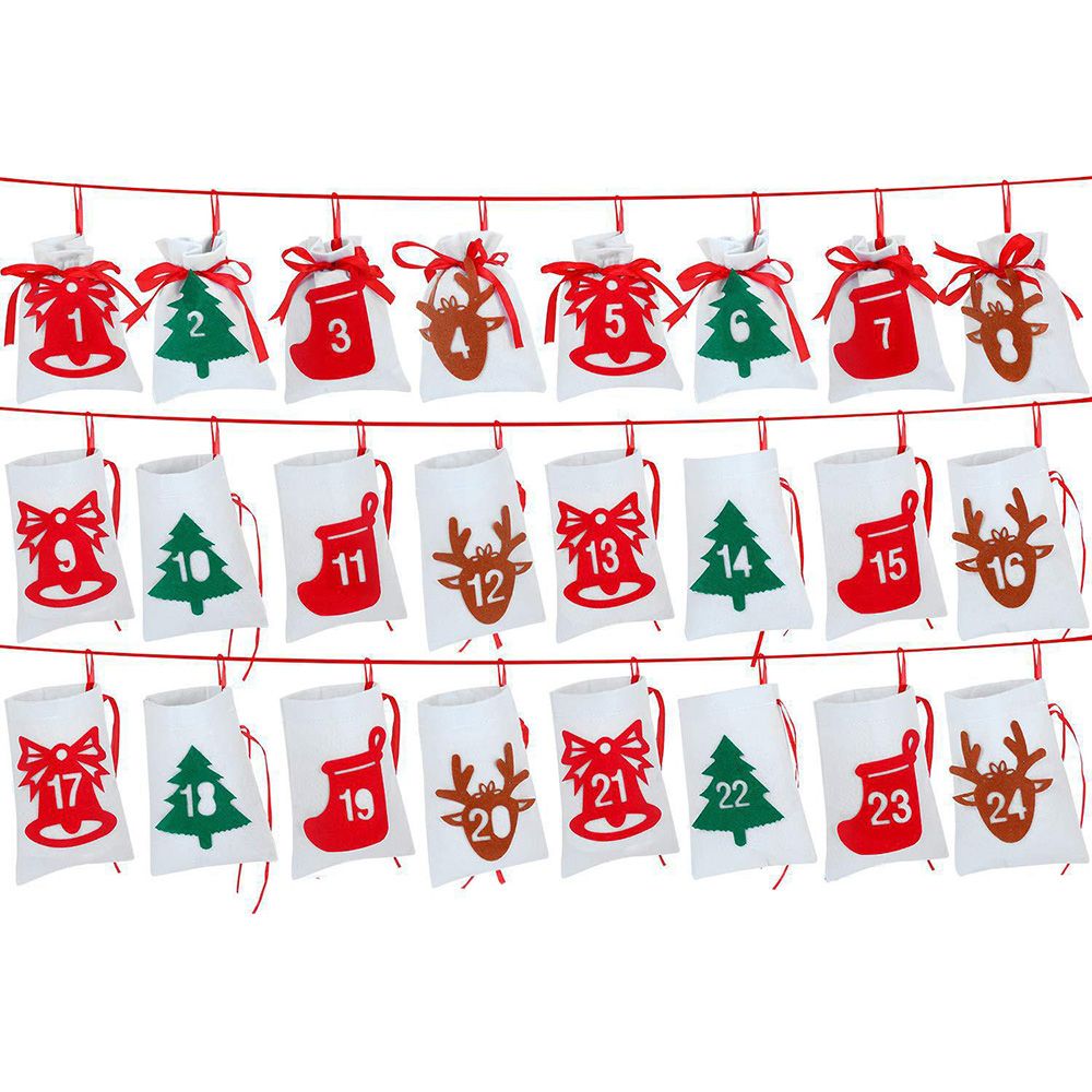24Pcs/Bag Merry Christmas Adve - Advent Calendar Gift ulasan dan harga