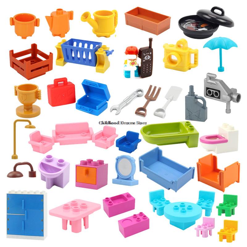 Big Building Blocks Furniture  - Lego Set City ulasan dan harga