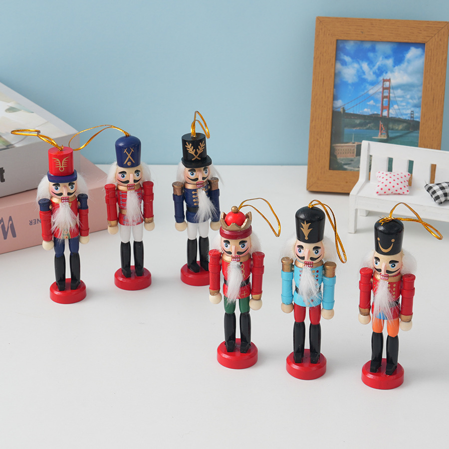 6pcs Christmas Nutcracker Wood - Nutcracker Figurine ulasan dan harga