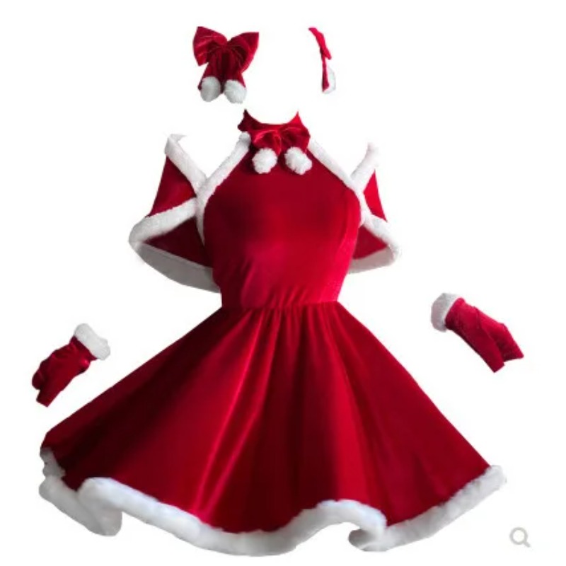 Christmas Cosplay Costume Dres - Elf Costume Christmas ulasan dan harga