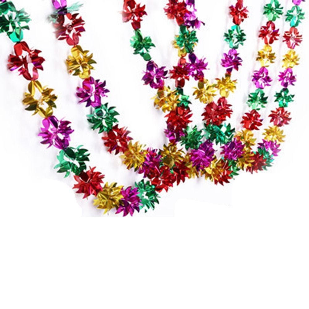 3D Christmas Foil Garlands DIY - Tinsel Garland Decoration ulasan dan harga