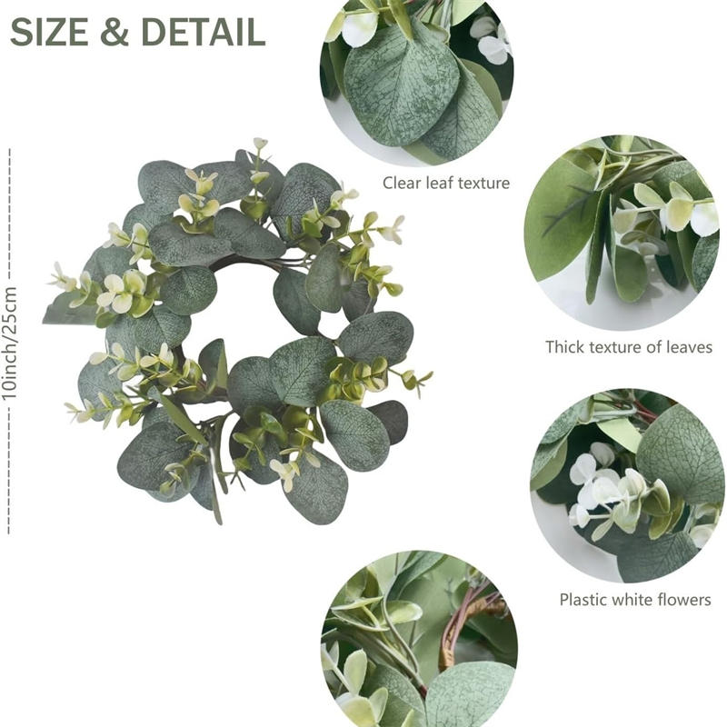 Eucalyptus Wreath Christmas Ca - Christmas Wreath Fake ulasan dan harga
