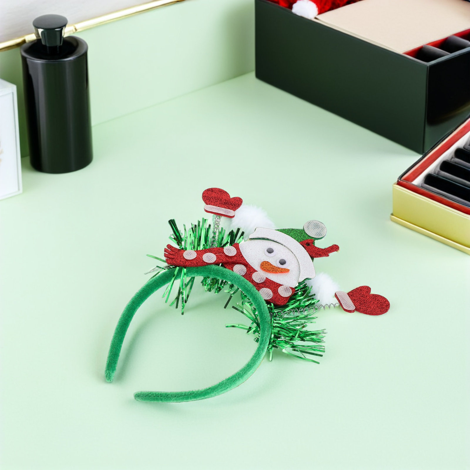 Christmas Headband Red Reindee - Reindeer Antlers Headband ulasan dan harga