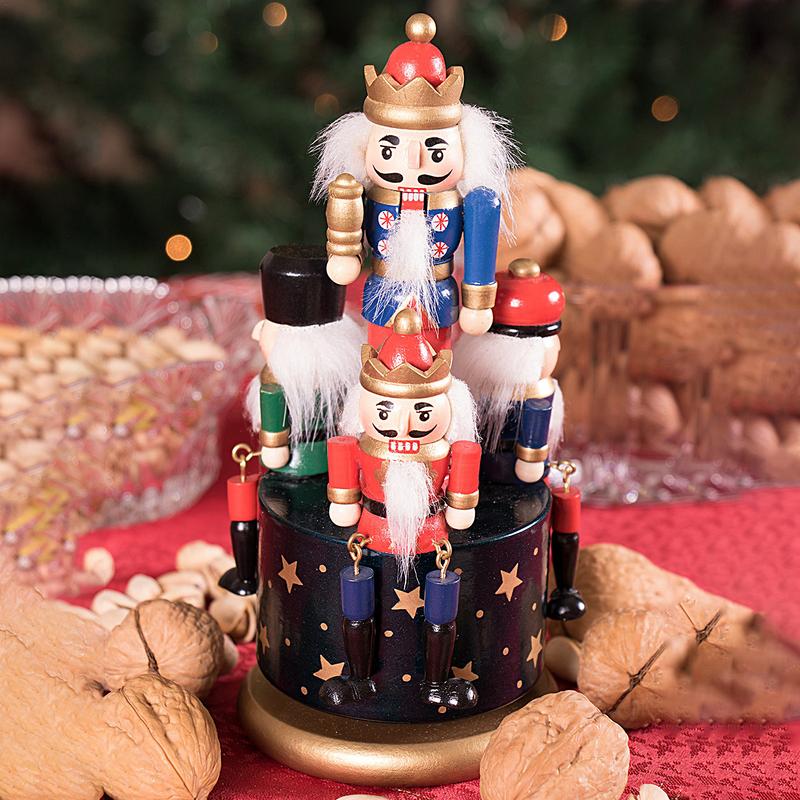 Christmas Music Box Funny Nutc - Nutcracker Figurine ulasan dan harga