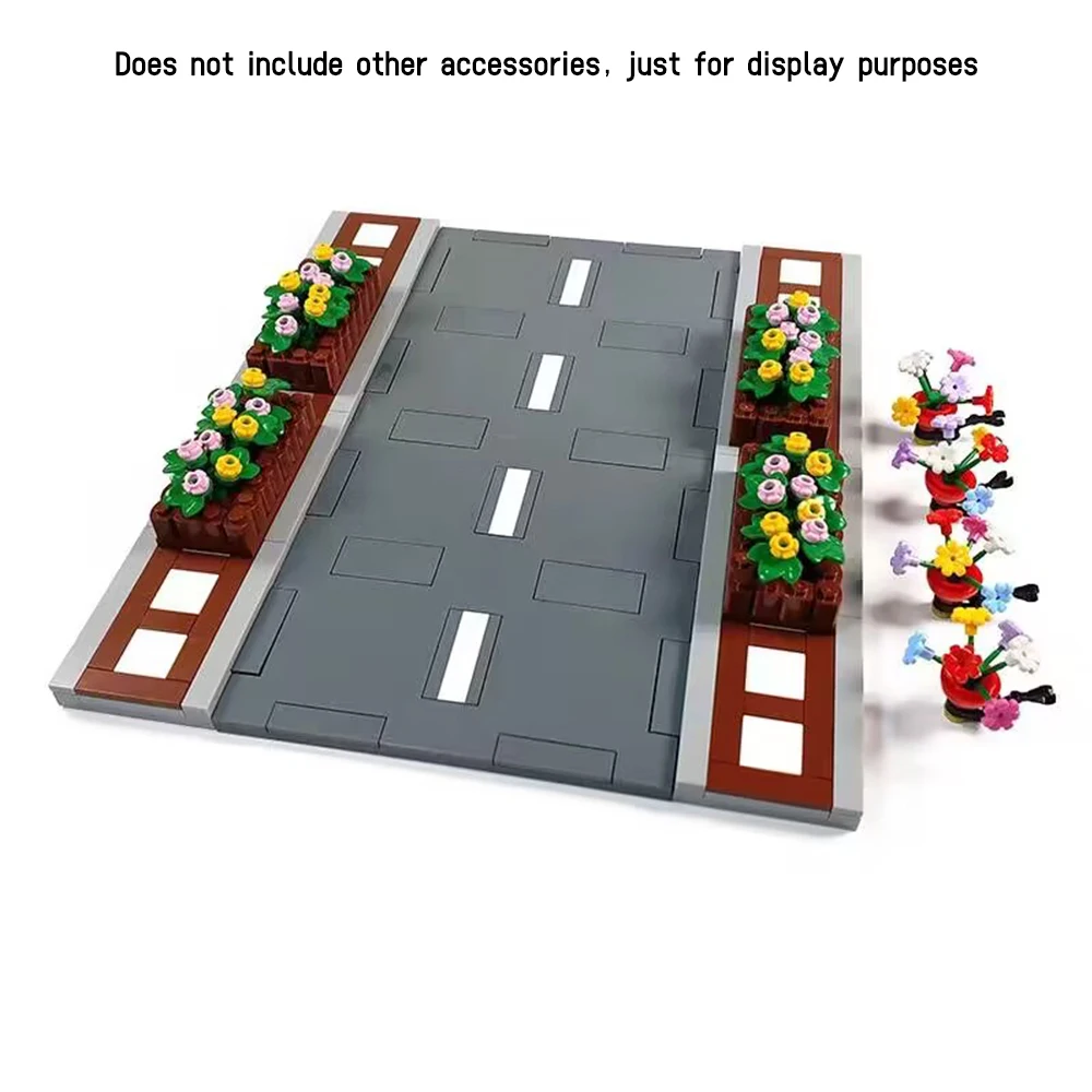 City Road Street Baseplate Bui - Lego Set City ulasan dan harga