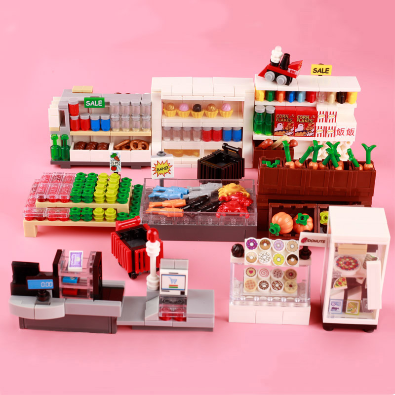 MOC City Supermarket Building  - Lego Set City ulasan dan harga