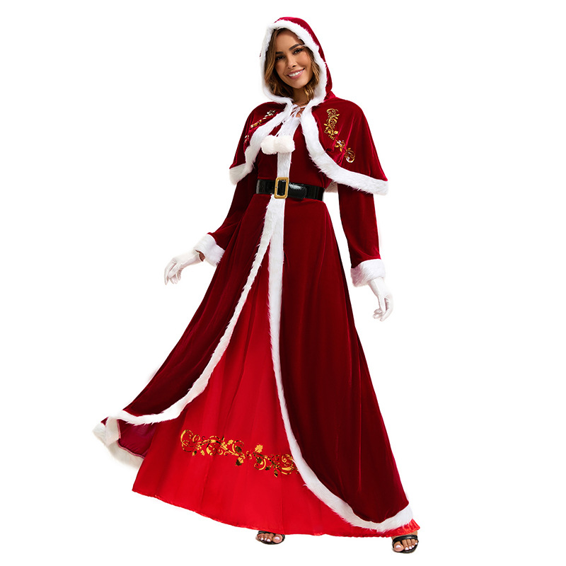 Christmas Santa Costume Long S - Elf Costume Christmas ulasan dan harga