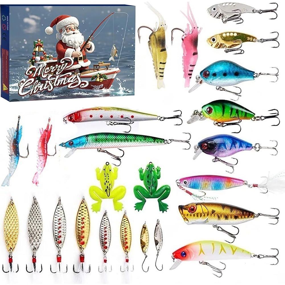 Christmas Fishing Tackle Gift  - Advent Calendar Gift ulasan dan harga