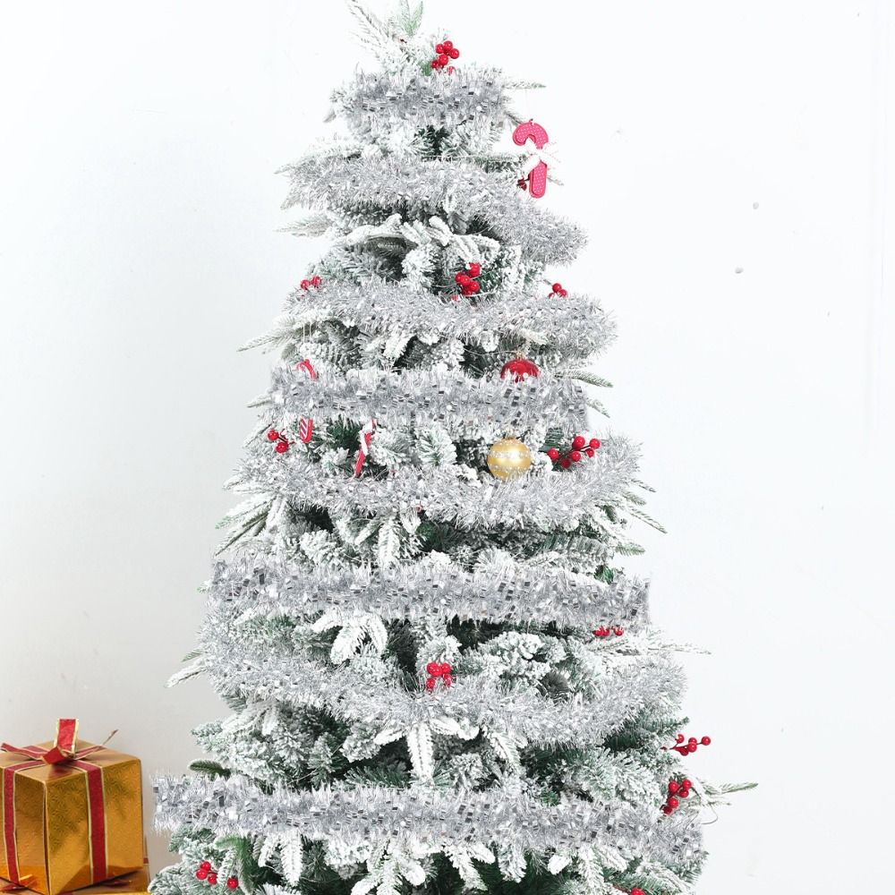 2M/9CM Christmas Decorations S - Tinsel Garland Decoration ulasan dan harga